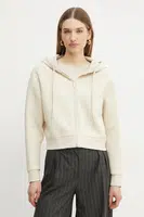 Mikina Armani Exchange dámská, béžová barva, s kapucí, hladká, XW000822 AF10818