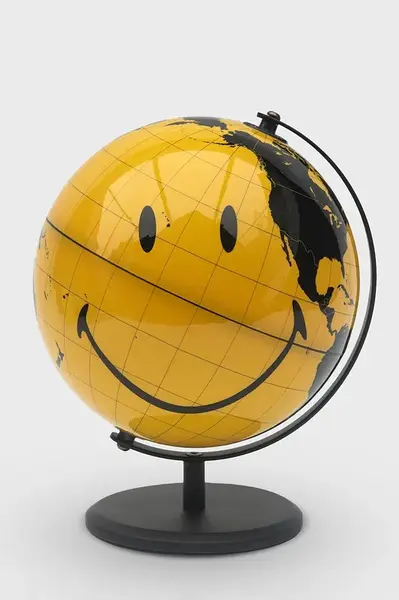 Stolní glóbus Luckies of London Smiley Globe více barev