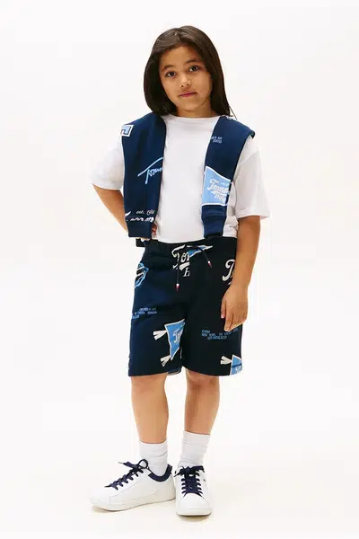 Kraťasy Tommy Hilfiger tmavomodrá barva, nastavitelný pas, KB0KB09806