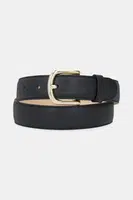 Kožený pásek A.P.C. ceinture rose dámský, černá barva, PXBHZ.F65215
