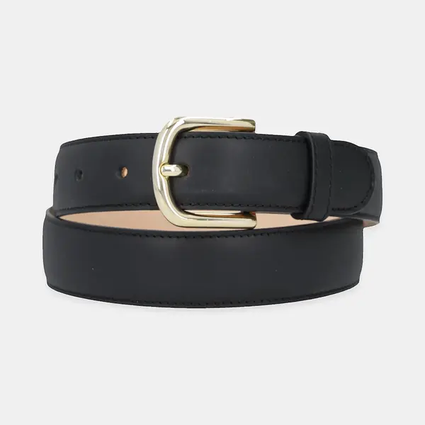 Kožený pásek A.P.C. ceinture rose dámský, černá barva, PXBHZ.F65215