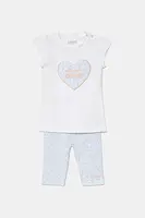 Kojenecká sada Guess bílá barva, A5GG05 K6YW4