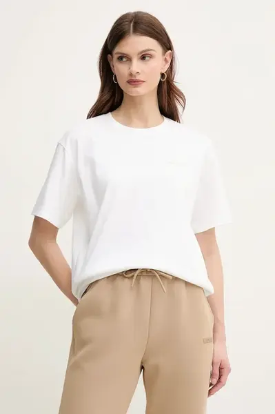 Bavlněné tričko MACKAGE bílá barva, TEE.W