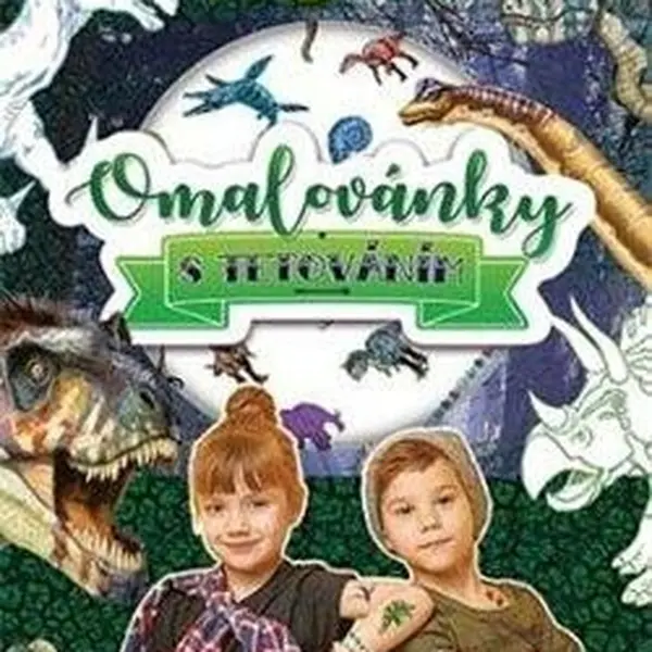 Omalovánky s tetováním - Dinosauři