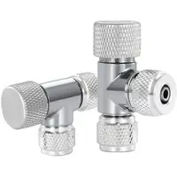 INVITAL jehlový ventil s dvěma hadicovými připojeními