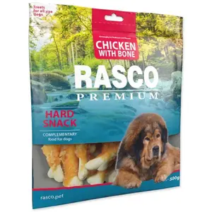 Pochoutka Rasco Premium kuřecím obalené kostii 500g