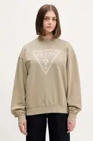 Bavlněná mikina Guess Originals dámská, černá barva, s potiskem, M5GQ35 K68I4