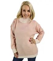 Pri Warm and cozy women's striped sweater autumn winter KEIRA