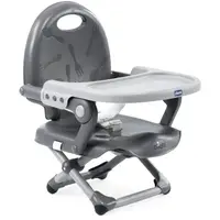 Chicco Podsedák přenosný Pocket Snack na židli - Dark Grey