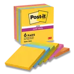 Silně lepicí bločky 3M Post-it - 76 x 76 mm, 6 x 90 l., kolekce Rio