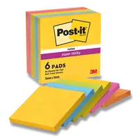Silně lepicí bločky 3M Post-it - 76 x 76 mm, 6 x 90 l., kolekce Rio