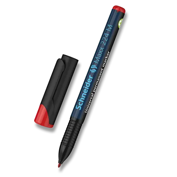 Permanentní popisovač Maxx 224, hrot 1,0 mm - červená