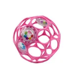 OBALL Hračka Oball RATTLE 10 cm dark pink 0m+