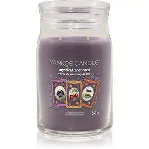 Yankee Candle Halloween Mystical Tarot Card vonná svíčka Signature 567 g