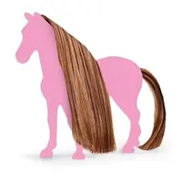 Schleich Hnědé doplňky na ocas a hřívu