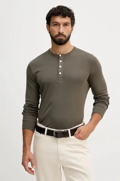 Bavlnené tričko s dlhým rukávom Lindbergh