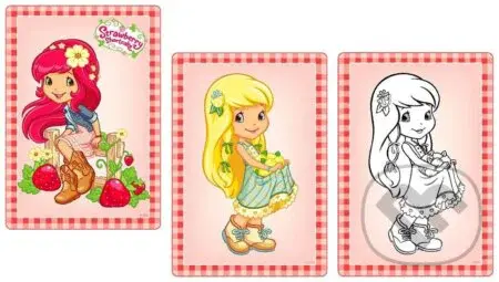 Strawberry - omalovánky A5 - kniha z kategorie Omalovánky