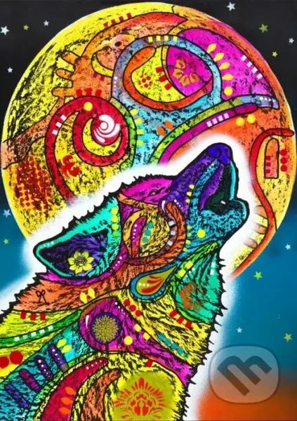 Russo: Howling Wolf - puzzle z kategorie Umělecké