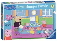 Prasátko Peppa ve škole - puzzle z kategorie 15 - 60 dílků