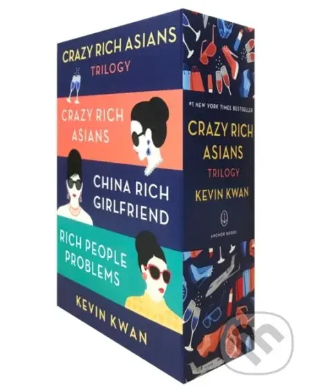 The Crazy Rich Asians Trilogy Box Set - Kevin Kwan - kniha z kategorie Beletrie