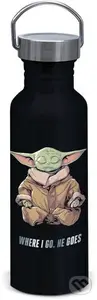 Fľaša hliník Mandalorian Grogu