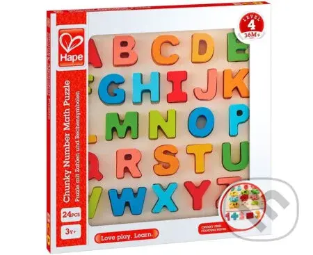 Vkladacie puzzle Veľká abeceda pastelová - puzzle z kategorie Maxi dílky