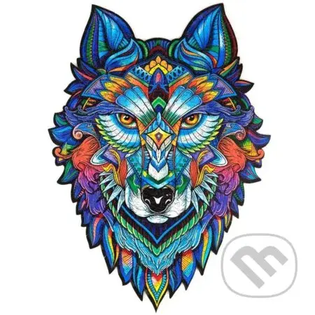 Vlk velikost L (Unidragon dřevěné puzzle)