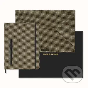 Moleskine - zberateľský set Shine zlatistý v darčekovej krabici s diárom