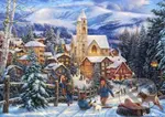 Chuck Pinson - Sledding To Town - puzzle z kategorie Umělecké