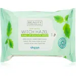 Beauty Formulas Witch Hazel čistiace a odličovacie obrúsky 25 ks