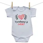 Boodyy Body s krátkym rukávom Vyrobený z lásky 80 (9-12 mesiacov)