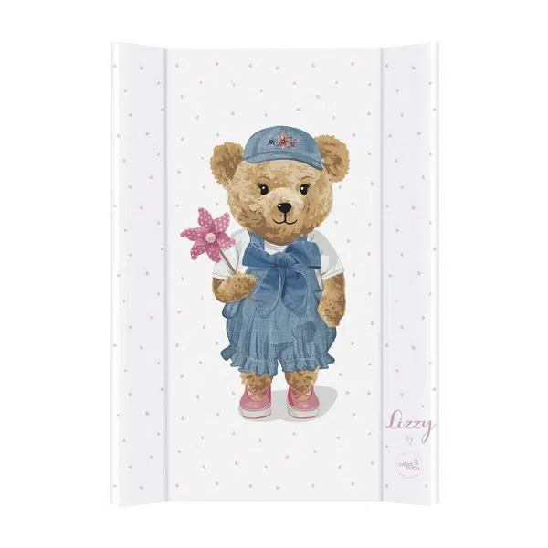 Podložka prebaľovacia 2-hranná s pevnou doskou (50x70) Comfort Fluffy Puffy Lizzy