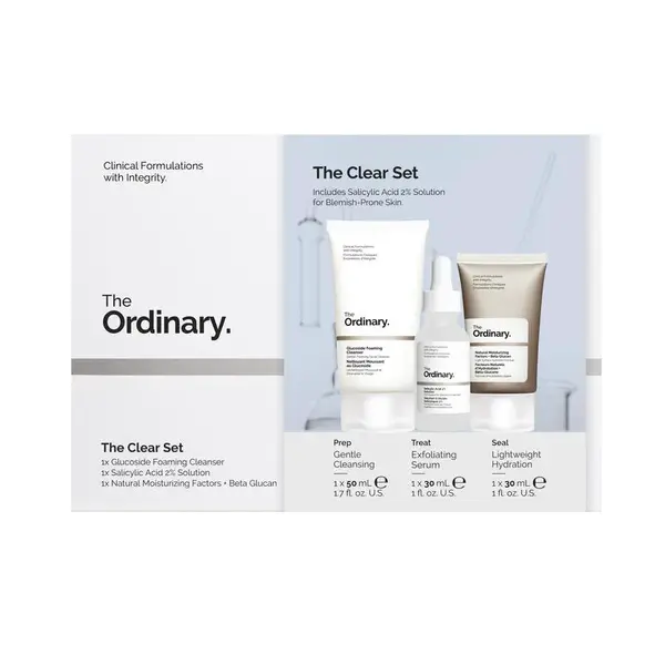 THE ORDINARY - The Clear Set - kozmetický set pre problémovú pleť