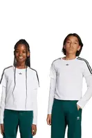 Detská bavlnená košeľa s dlhým rukávom adidas Originals