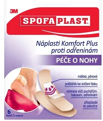 3M SPOFAPLAST č.187 Náplasti Komfort Plus
