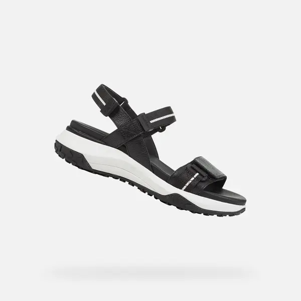 Black women's sandals Geox Sorapis + Grip - Women's