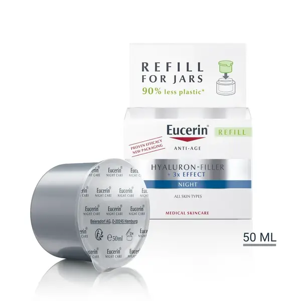 Eucerin HYALURON-FILLER+3xEFFECT Nočný krém REFILL