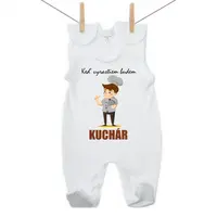 Boodyy Dupačky Keď vyrastiem budem kuchár 50 (0 mesiacov)