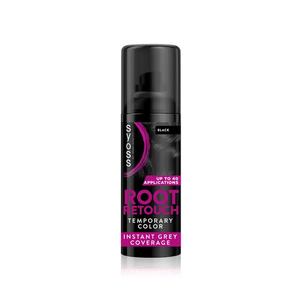 Syoss Root Retouch sprej na odrasty Čierný