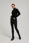 Marisse Black Waxed Skinny Trousers