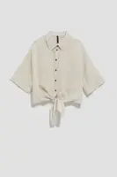 Marisse Women's Shirt L-Ko-4039 Beige_Off White