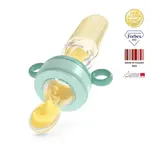 NENO Cumlík silikónový na kŕmenie s lyžičkou Gusto 2 v 1