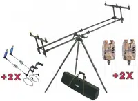 Mivardi stojan na prúty tripod premium + 2x hlásič a 2x swingarm