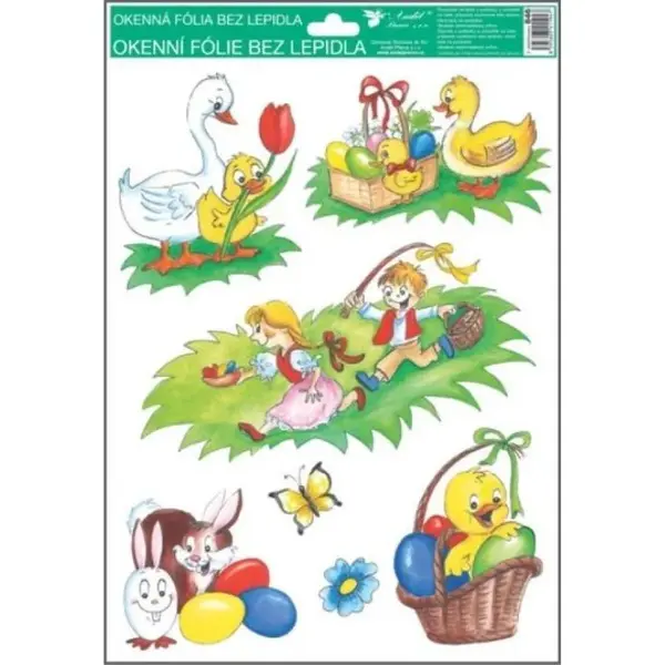 Okenné fólie tradičné veľkonočné motívy 33,5 x 25,5 cm obrázok 2