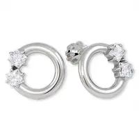 Soliter Jemné krúžky s kryštálmi 436 001 00491 04