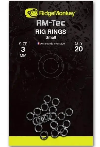 Ridgemonkey krúžky rm-tec rig rings - 3 mm