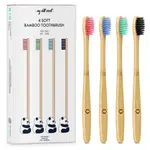 My White Secret Bambusová zubná kefka (Bamboo Toothbrush) 4 ks