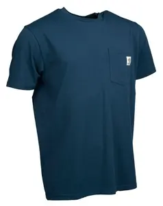 Nash tričko make it happen badge pocket t-shirt navy blue - l