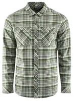 Grundéns košele dungeness seawool flannel shirt grass - m