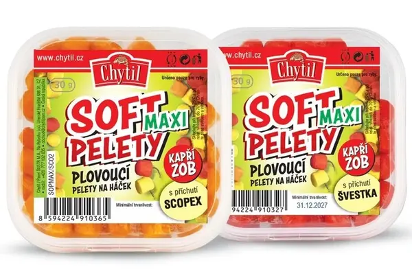 Chytil plávajúce soft pelety maxi 12-14 mm 30 g - oliheň